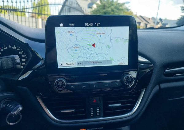 Ford Fiesta cena 42750 przebieg: 22800, rok produkcji 2017 z Częstochowa małe 436